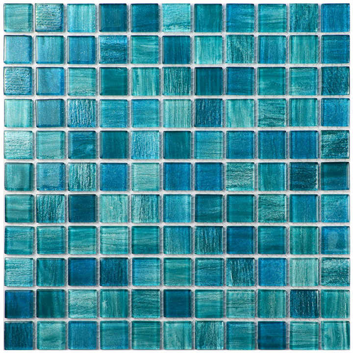 Gạch ốp tường hồ bơi chất lượng cao Mosaic thủy tinh trang trí nhà cửa lấp lánh - Daisan Mart