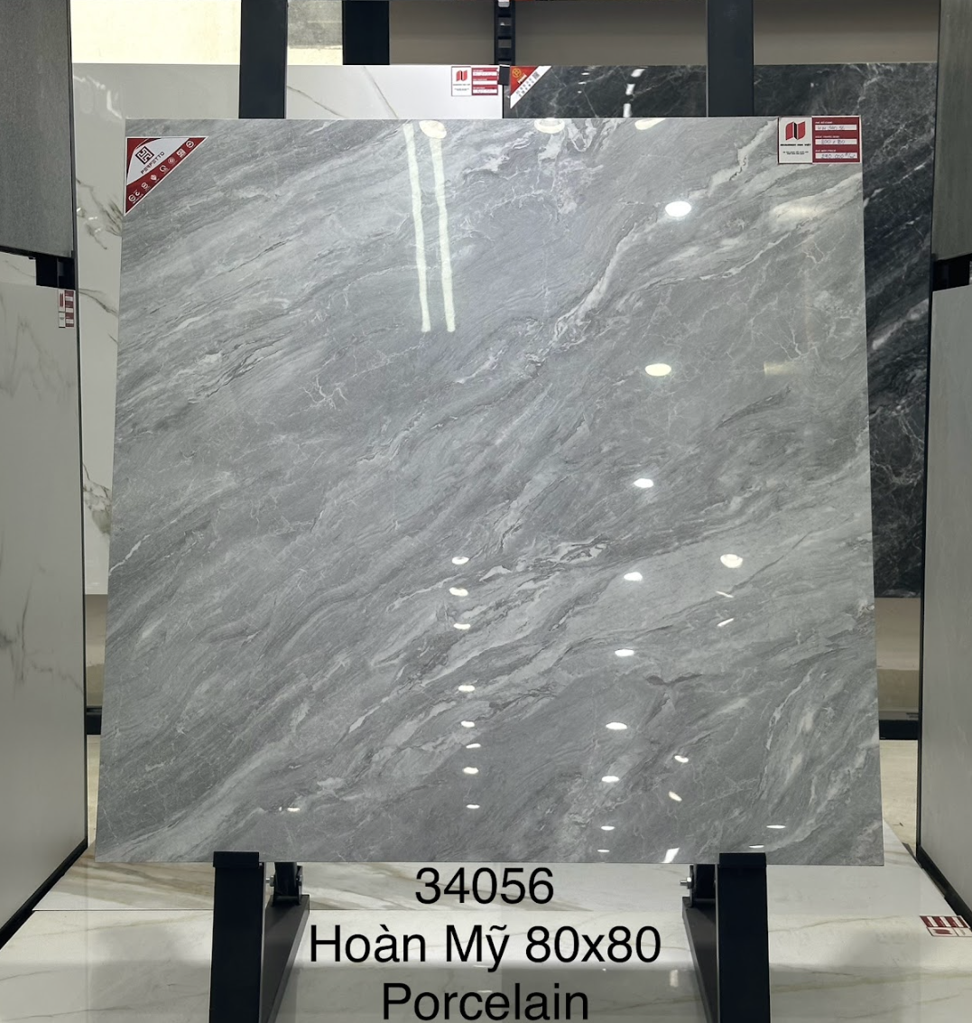 GẠCH PORCELAIN HOÀN MỸ 80×80 MÃ 34056 BÓNG - Daisan Mart