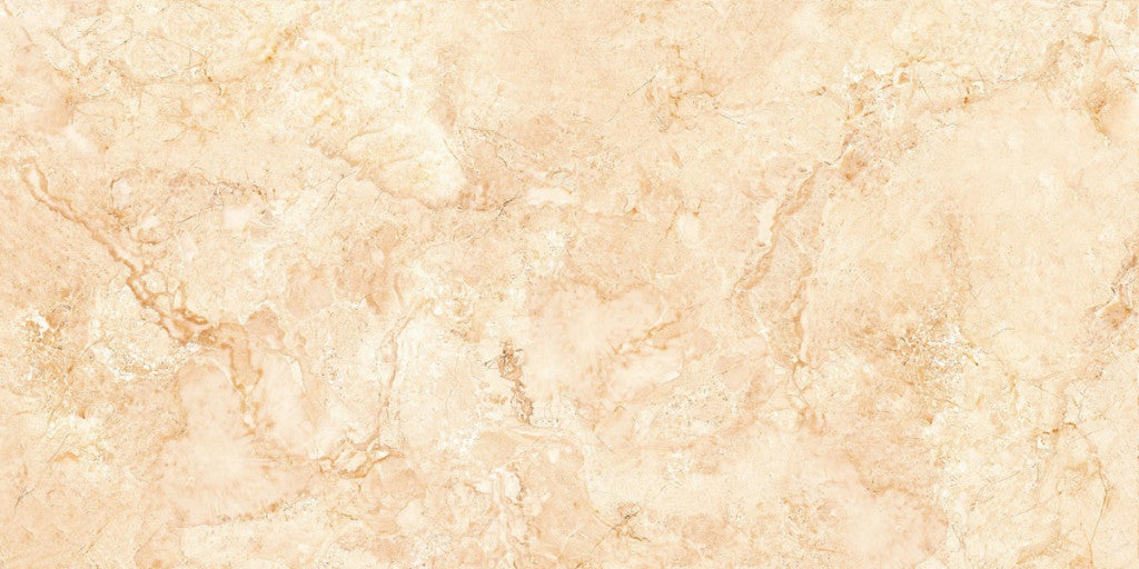 Bề mặt đá cẩm thạch màu kem nhạt với vân mờ và đường vân màu nâu nhạt.