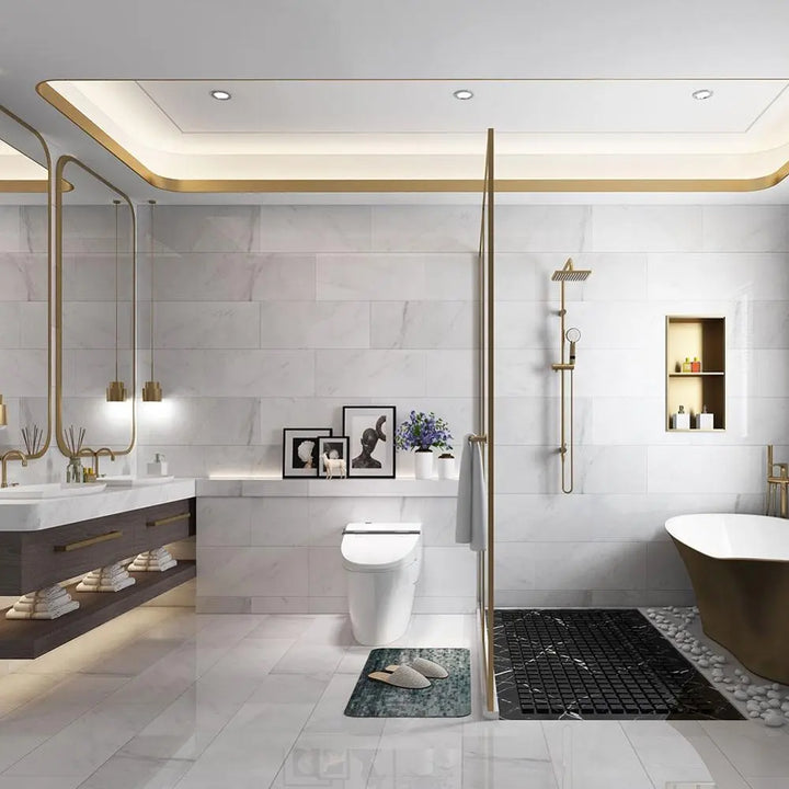 Gach Op Tuong Cam Thach Trang Centurymosaic 18x18 Cao Cap - Daisan Mart