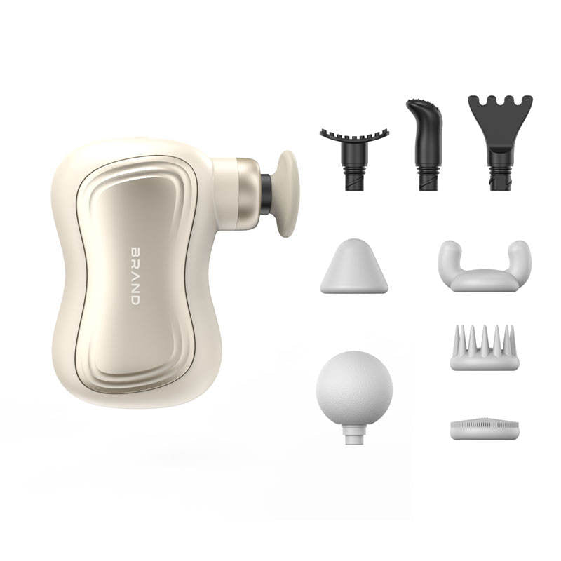 Healthpal OEM ODM Súng mát xa cơ mô sâu 5 đầu mini cầm tay bỏ túi