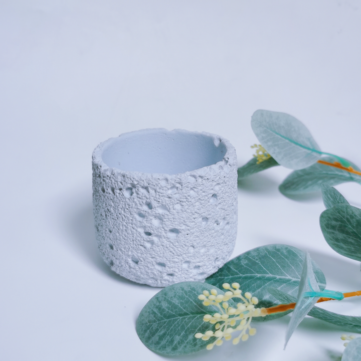Hũ nến xanh rỗng OMK dùng để làm nến Hũ nến xi măng Apothecary sang trọng - Daisan Mart