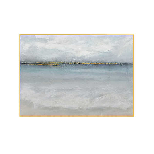 JZ Trang trí phòng khách Nghệ thuật treo tường thủ công Tác phẩm nghệ thuật trừu tượng vẽ tay Tranh sơn dầu tùy chỉnh trên vải - Daisan Mart