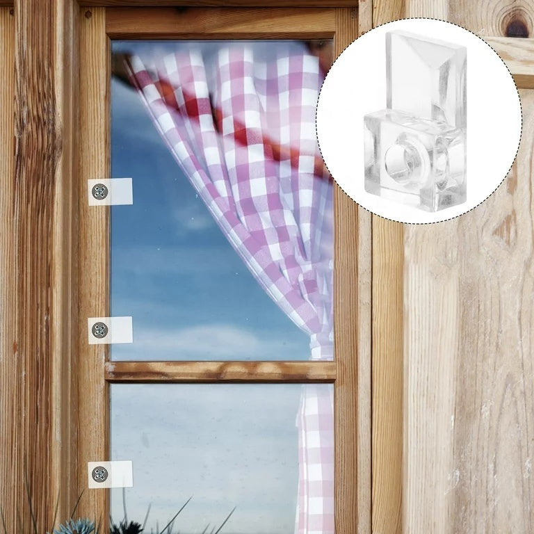 Kẹp gương nhựa trong suốt, phụ kiện nội thất 6/4/3mm - Daisan Mart