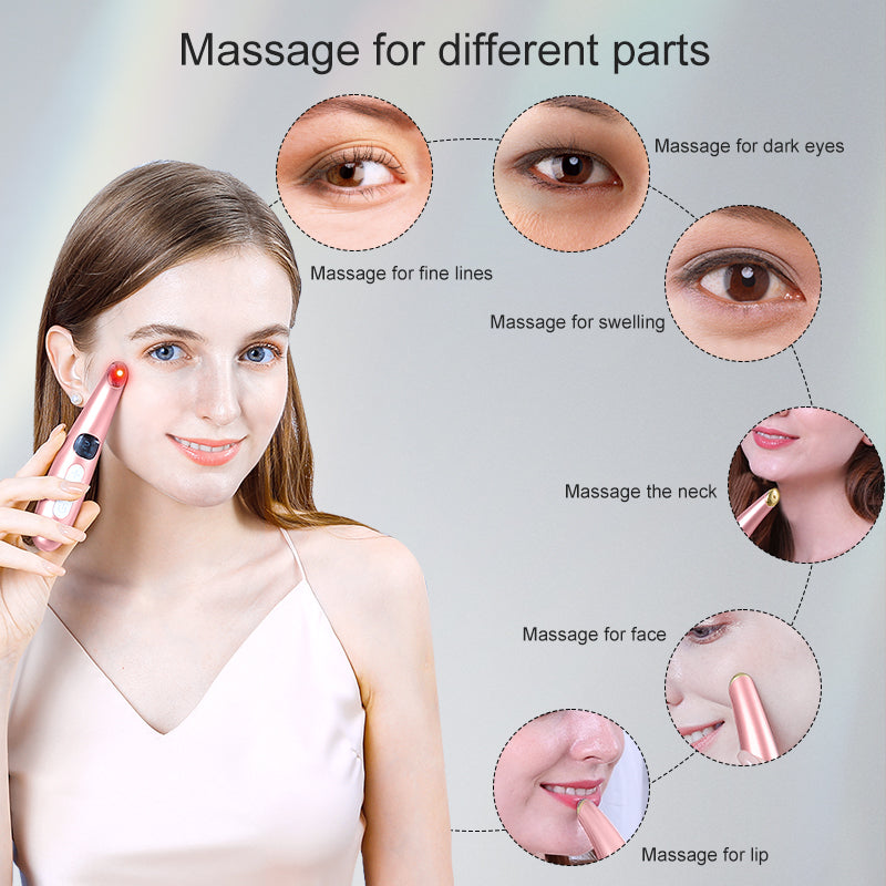 Mặt nạ mắt nén thông minh thoải mái có rung và đũa mát xa ấm - Daisan Mart