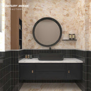 Mẫu Khảm Đá Cẩm Thạch Calacatta Rosa Gold Centurymosaic - Daisan Mart