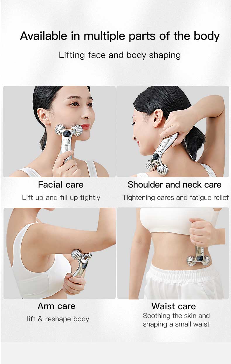 Máy làm đẹp đa năng dùng tại nhà, rung 6 cấp độ, dẫn lưu bạch huyết và làm săn chắc da - Daisan Mart