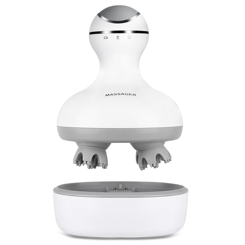 Electronic head and scalp massager with 6 massage modes 