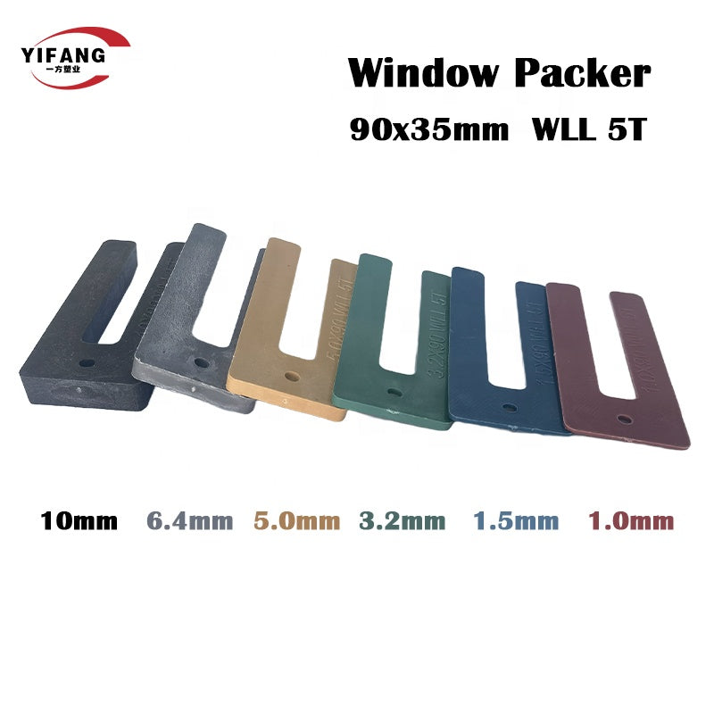 Miếng đệm cửa sổ hình móng ngựa 90x35mm tùy chỉnh bằng nhựa - Daisan Mart