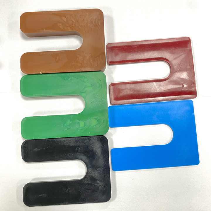 Miếng đệm hình móng ngựa bằng nhựa 3/8'', miếng đệm gạch hình chữ U, miếng đệm cửa sổ, miếng đệm nhựa cho kết cấu kính - Daisan Mart