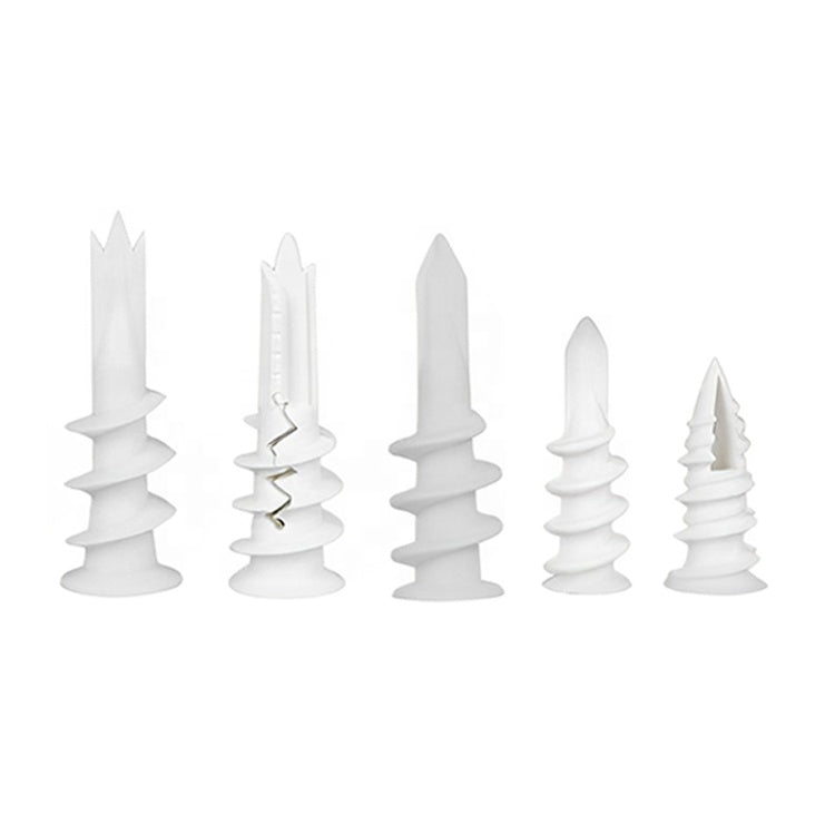 Móc nhựa gắn tường khô 13*40 kèm dụng cụ nylon - Daisan Mart
