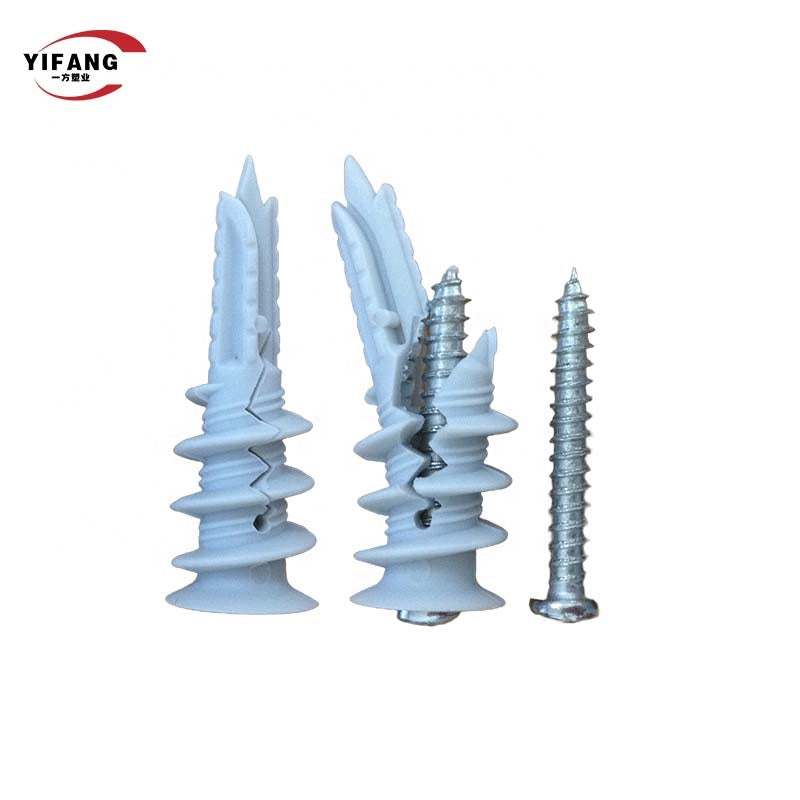 Móc nhựa gắn tường khô 13*40 kèm dụng cụ nylon - Daisan Mart