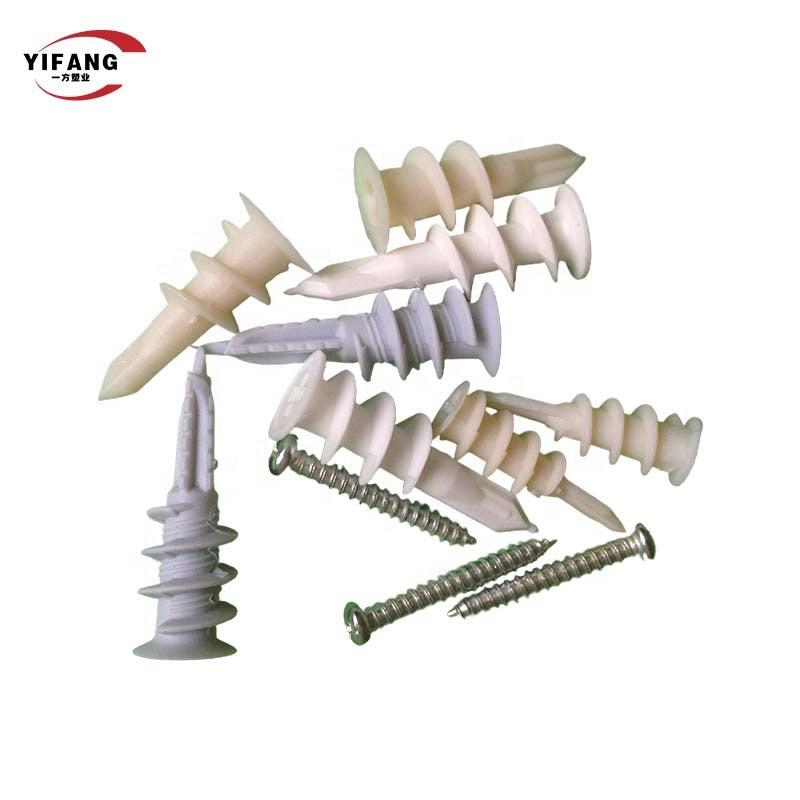 Móc nhựa gắn tường khô 13*40 kèm dụng cụ nylon - Daisan Mart