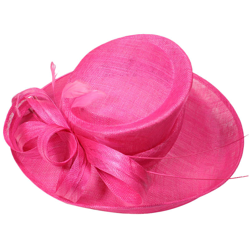Mũ Nữ Organza Sinamay Đỏ Thời Trang Cao Cấp Bán Sỉ Dùng Cho Tiệc, Derby, Nhà Thờ - Daisan Mart