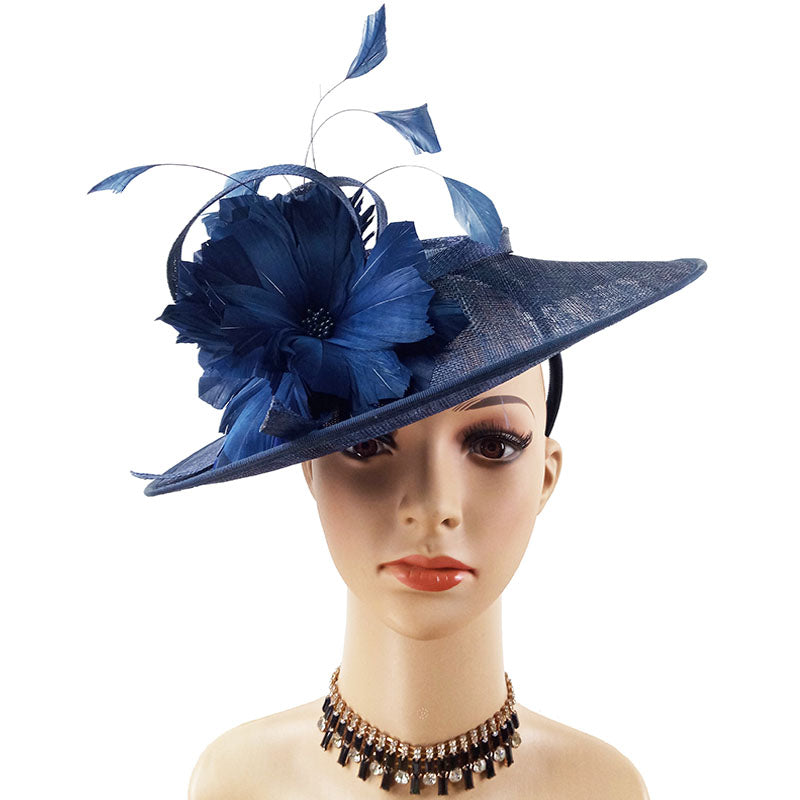 Mũ Pillbox Sinamay Thanh lịch Đa sắc, Đế Mũ Kentucky Derby, Mũ Nhà thờ Trang trọng cho Bé gái và Phụ nữ, Mũ Cài tóc Fascinator Váy cưới dành cho Nữ giới - Daisan Mart