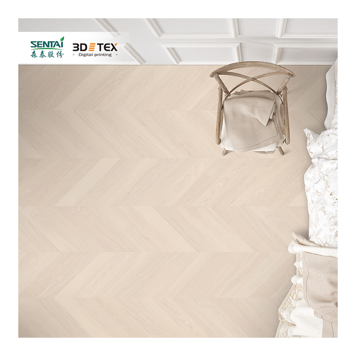Sàn gỗ kỹ thuật nhiều lớp Herringbone 5mm màu xám sồi Herringbone của Spc Flooring - Daisan Mart