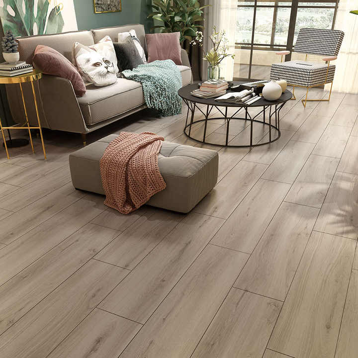 Sàn nhựa SPC trong nhà Sentai Modern Design chống thấm nước phủ UV chống trượt ván vinyl LVT chống trầy xước khách sạn - Daisan Mart