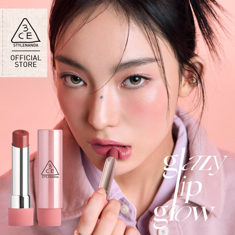 Son Bóng Dưỡng Môi 3CE Glazy Lip Glow 3.2G - Daisan Mart