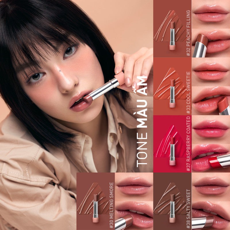Son Bóng Dưỡng Môi 3CE Glazy Lip Glow 3.2G - Daisan Mart