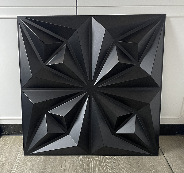 Tấm ốp tường 3D kim cương trắng hình học bằng đá cẩm thạch thay thế tấm trang trí PVC tấm PVC - Daisan Mart