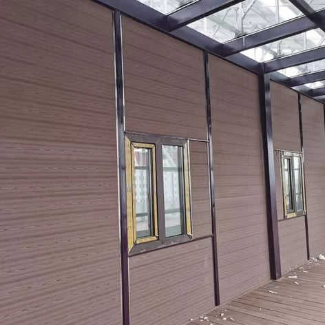 Tấm ốp tường WPC 3D rãnh dễ lắp đặt ngoài trời - Daisan Mart