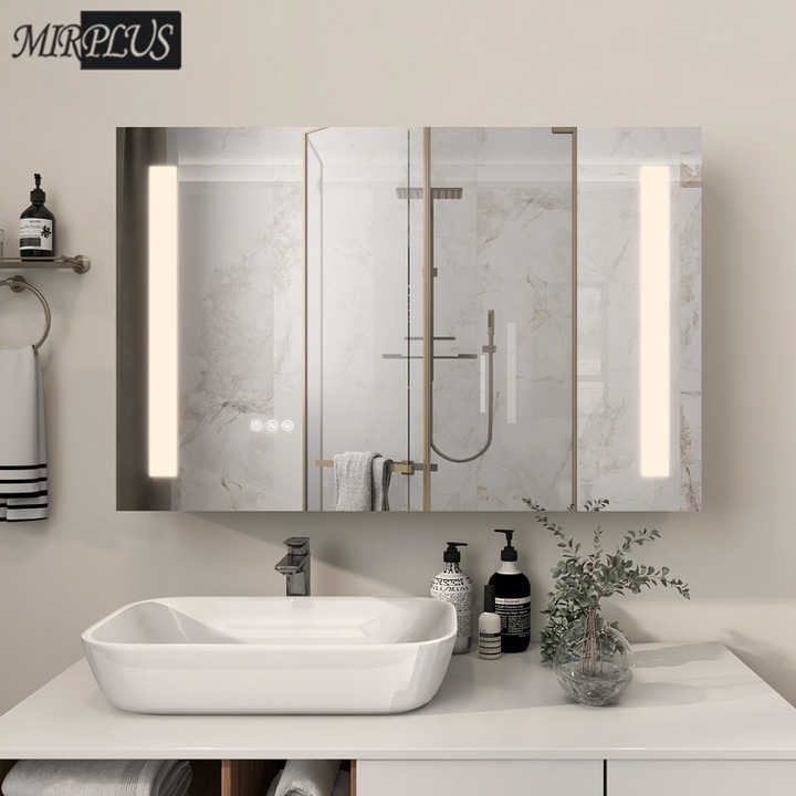 Tủ thuốc gương LED thiết kế cổ điển 36*24 inch cho phòng tắm - Daisan Mart