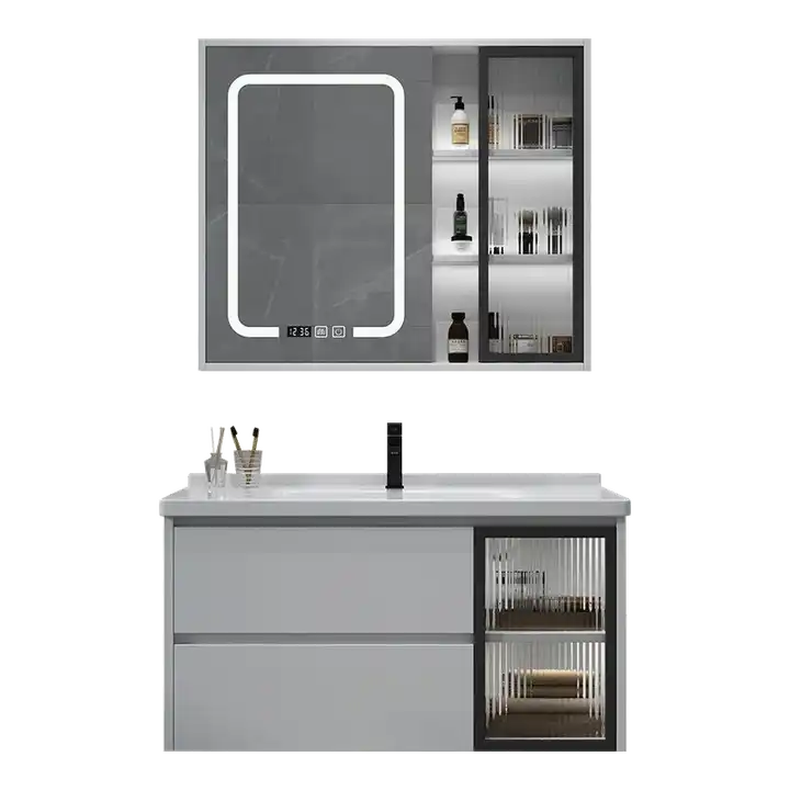 Tủ treo tường thiết kế mới, ngăn kéo bồn rửa đơn, bồn rửa đơn giản, đồ nội thất nhà vệ sinh, bồn rửa hiện đại, tủ chậu rửa phòng tắm, bộ đồ trang điểm phòng tắm - Daisan Mart