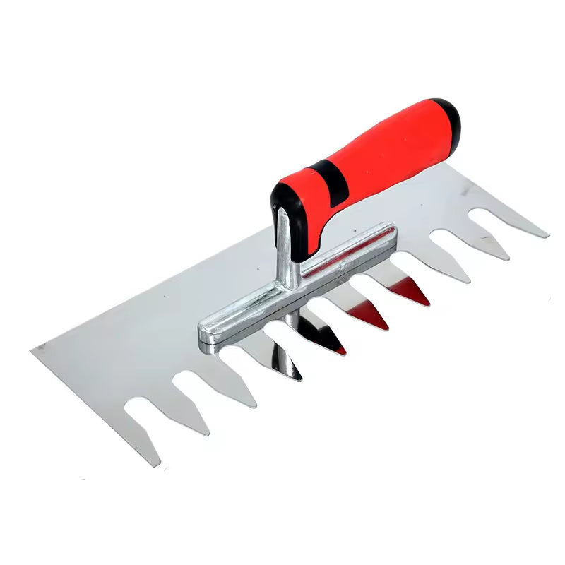 Bay trát xi măng cán tay cầm mềm bằng thép không gỉ 11" x 4" - Daisan Mart
