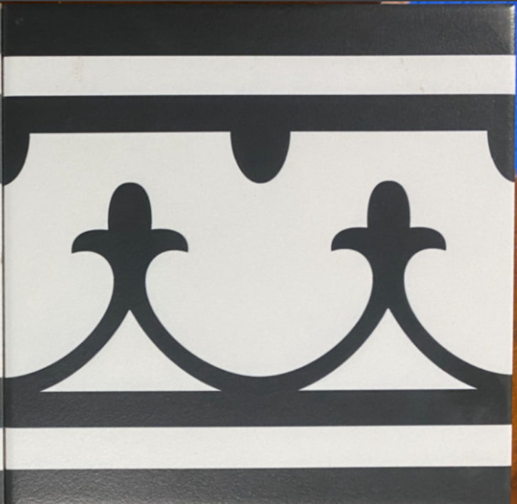 Gạch bông viền 200x200mm P201-H1(MHB222) - Daisan Mart