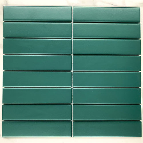 Gạch mosaic que xanh lá đậm mờ DS303(Y33F811) - Daisan Mart