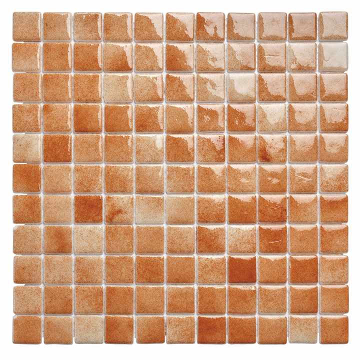 Gạch mosaic thủy tinh vuông sang trọng hiện đại màu xanh lá cây nhạt dày 4mm cho tường ốp tường nhà bếp biệt thự hồ bơi - Daisan Mart