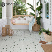 Gạch Terrazzo sứ nguyên khối 600x600mm mờ chạm khắc tinh xảo tráng men chống trượt lát sàn phòng khách phòng tắm gạch men ốp tường - Daisan Mart