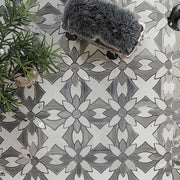 Thiết kế phổ biến mẫu gạch mosaic đẹp bằng đá cẩm thạch xám Ý thiết kế sàn gạch ốp tường nội thất - Daisan Mart