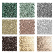 Trang trí nội thất biệt thự chống cháy 3D Mini lục giác tự dính ốp tường bếp gạch mosaic chống thấm nước - Daisan Mart