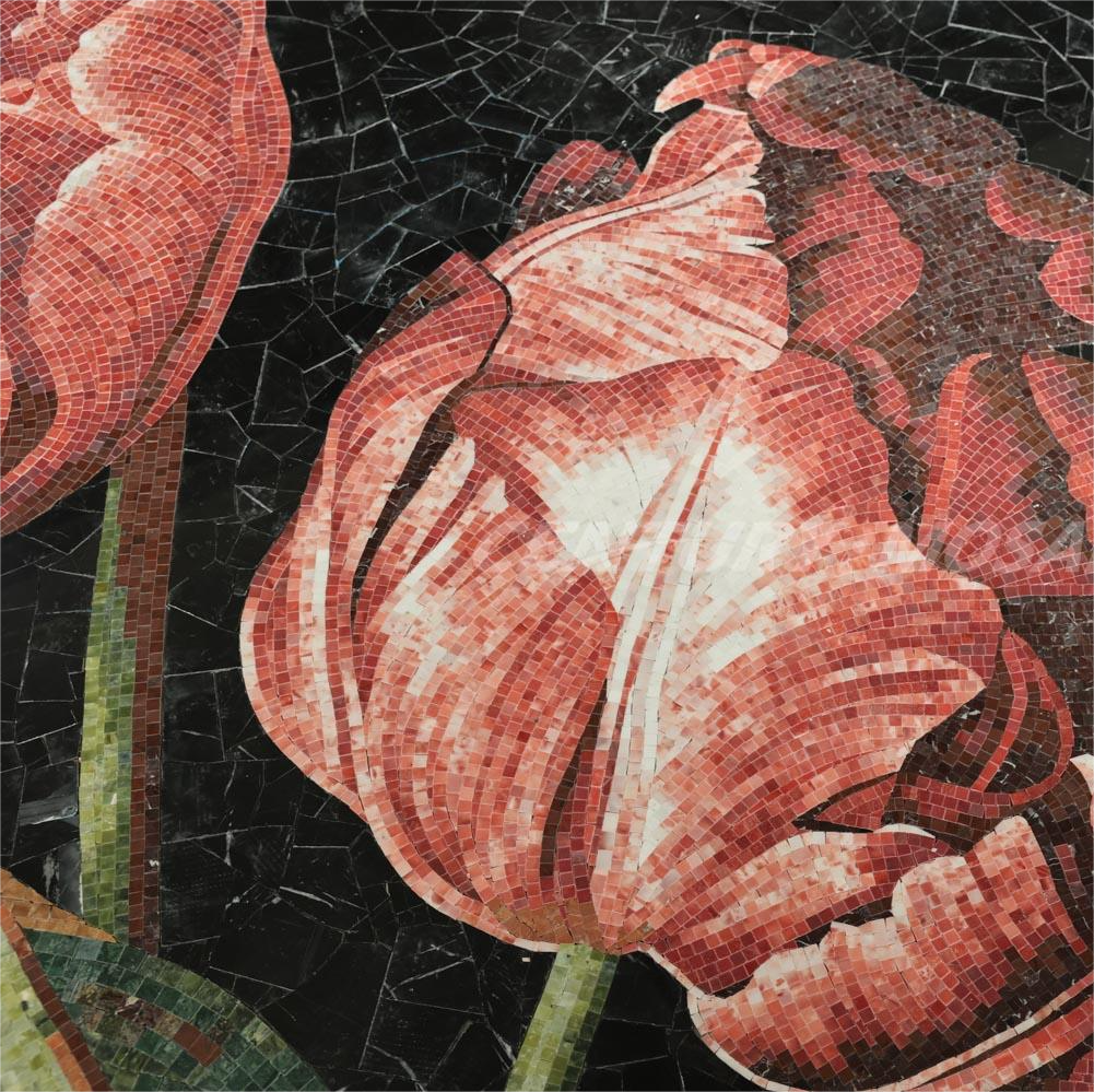 Tranh Khảm Đá Tự Nhiên Thủ Công Centurymosaic Hoa Văn Đẹp - Daisan Mart