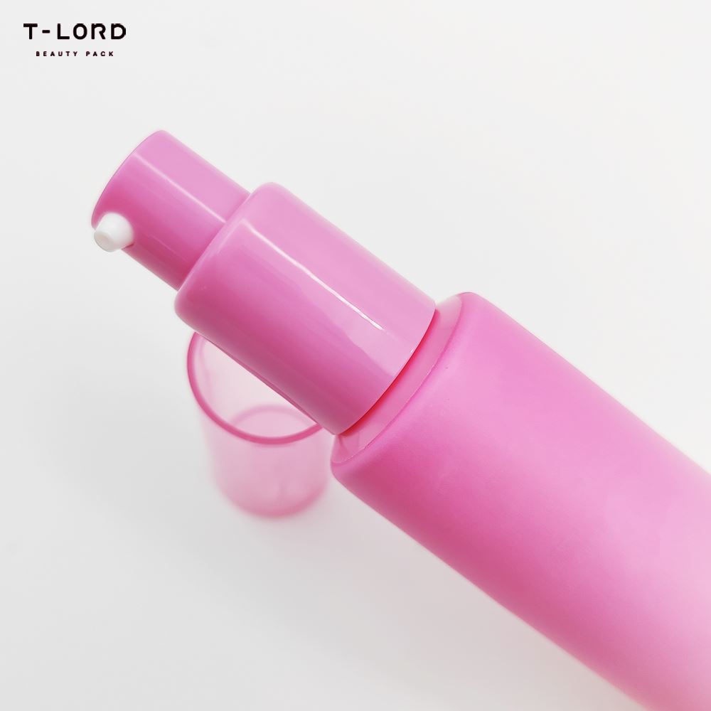 30-70ml Eco-friendly soft plastic cosmetic squeeze tube with pump for skin cream 