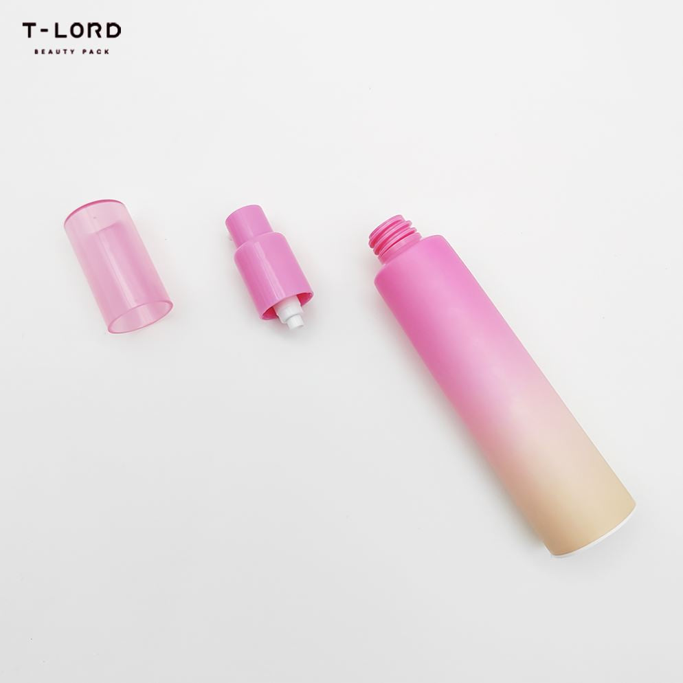 30-70ml Eco-friendly soft plastic cosmetic squeeze tube with pump for skin cream 