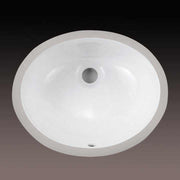White Cupc Bathroom Vanity Single Bowl Undermount Ceramic Sink for Countertop - Daisan Mart