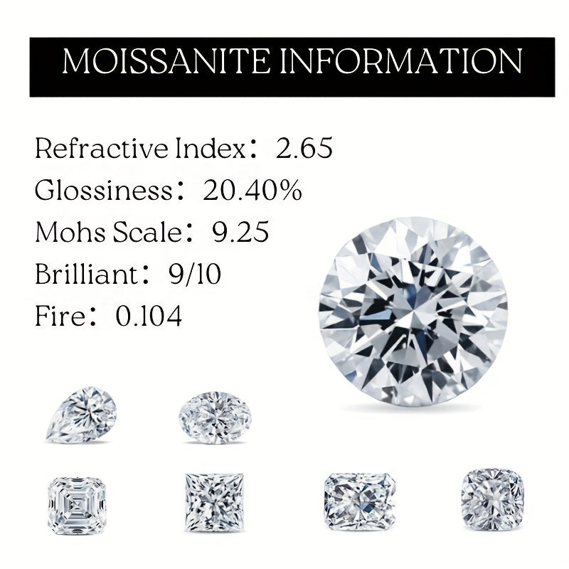 Moissanite Engagement Ring 925 Sterling Silver Finger Ring Eternity CZ Small Engagement Ring - Daisan Mart