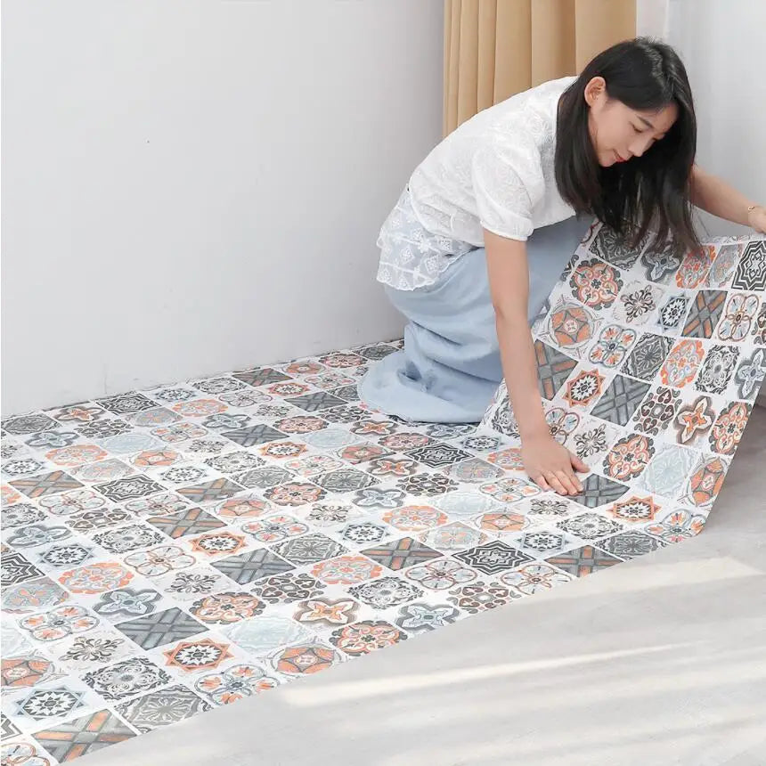 Giấy Dán Tường 3D Chống Nước Trang Trí Tủ Bếp PVC - Daisan Mart