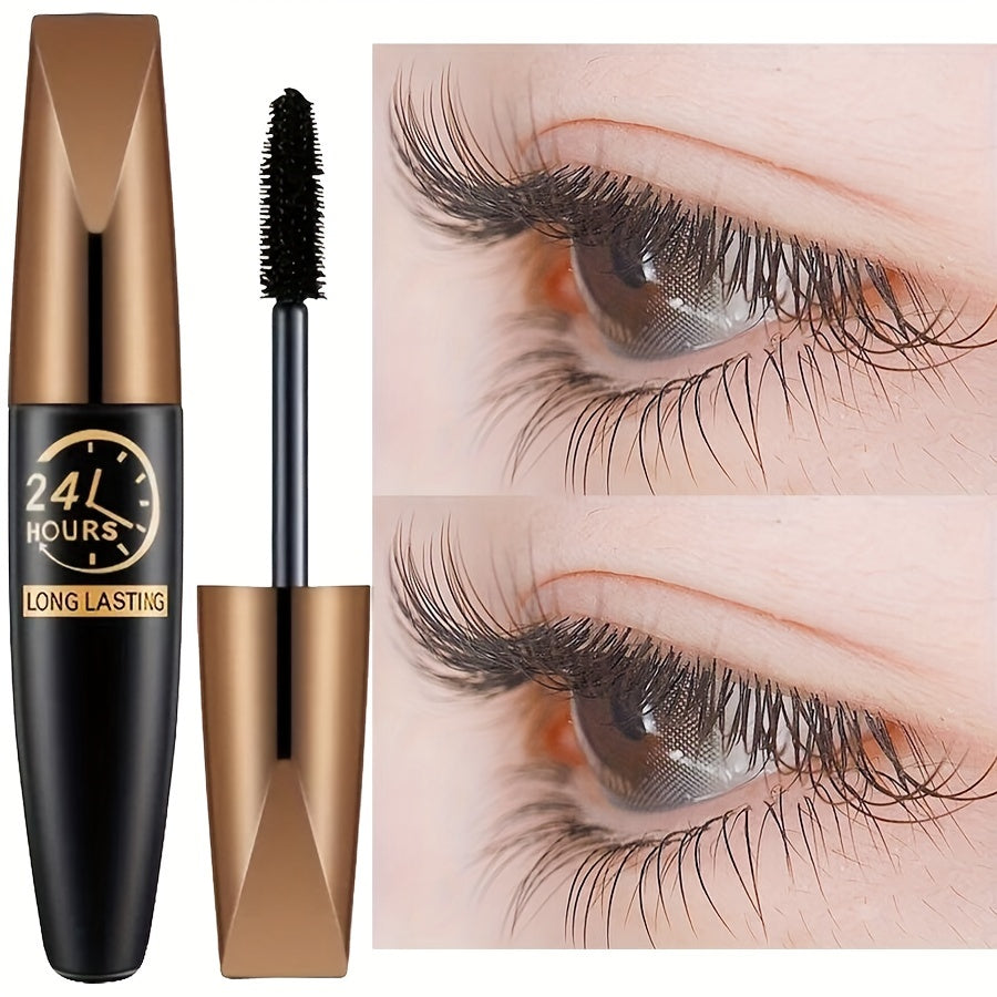 Long &amp; Curly Silk Lashes - Smudge-Free, Quick-Drying Mascara
