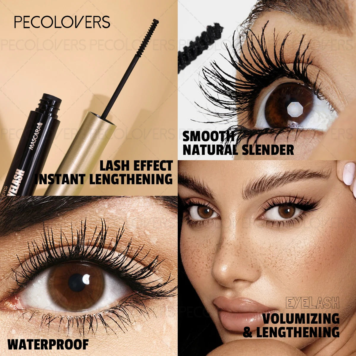 MASCARA ĐEN CHỐNG NƯỚC ĐẸP TỰ NHIÊN CHO MẮT TO - Daisan Mart