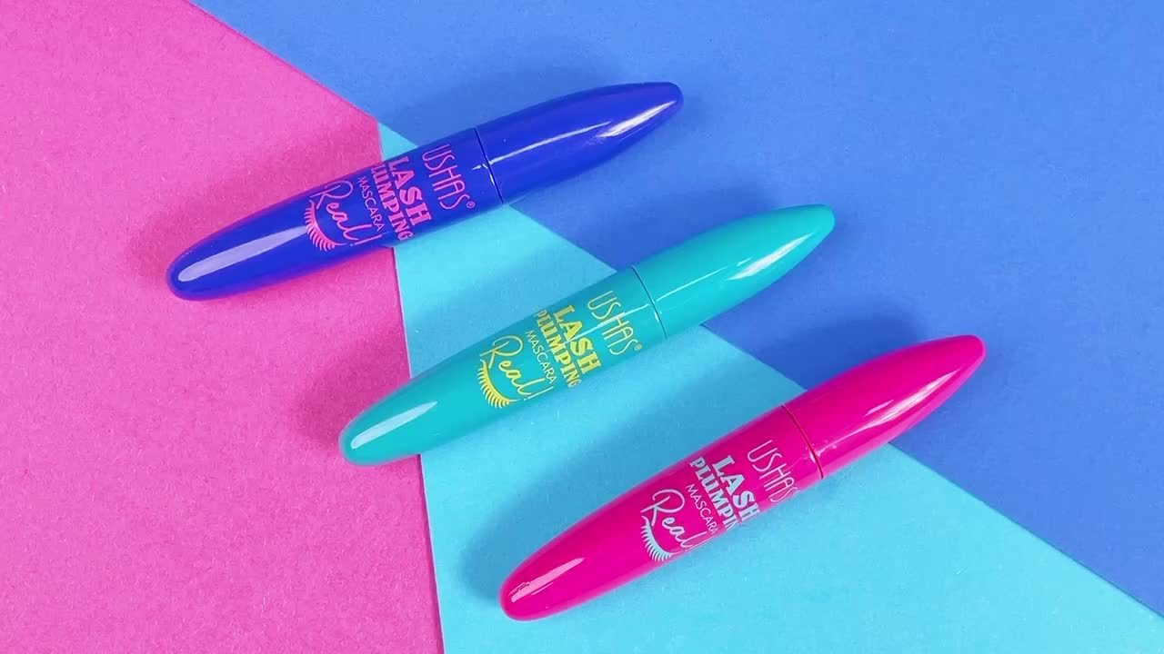 Mascara Ushas Dày & Dài Mi, Đen Đậm, 24h, Chống Lem - Daisan Mart