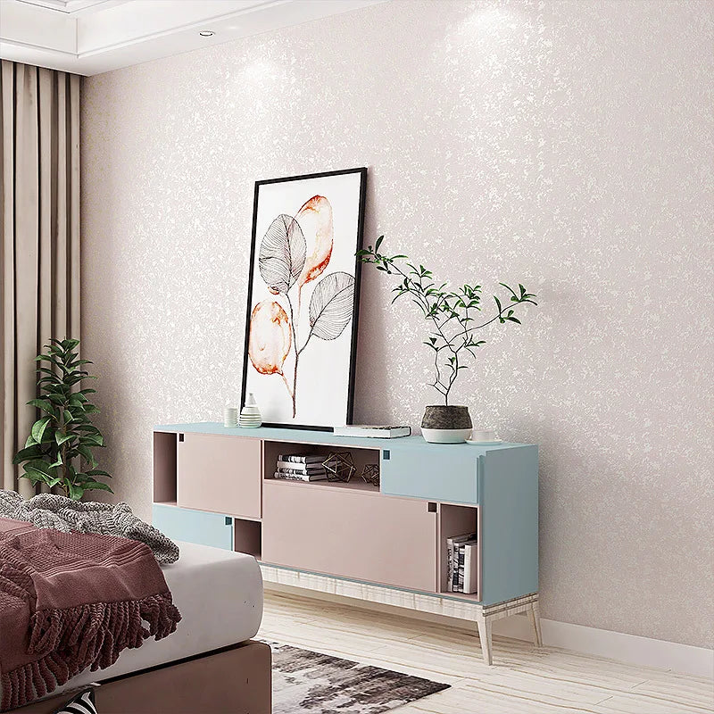 3d Textured Solid Wallpaper Wall Decoration Bedroom Living Room Home Decor Study Elder's Room Wall Paper Roll Non-self-adhesive - Daisan Mart