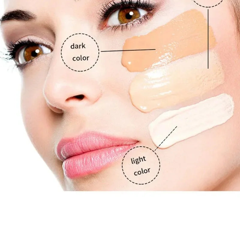 Liquid Foundation Naturally Covers Flaws Without Sticking Powder, Plain Face Cream, Transparent Foundation, Conceals Blemishes - Daisan Mart