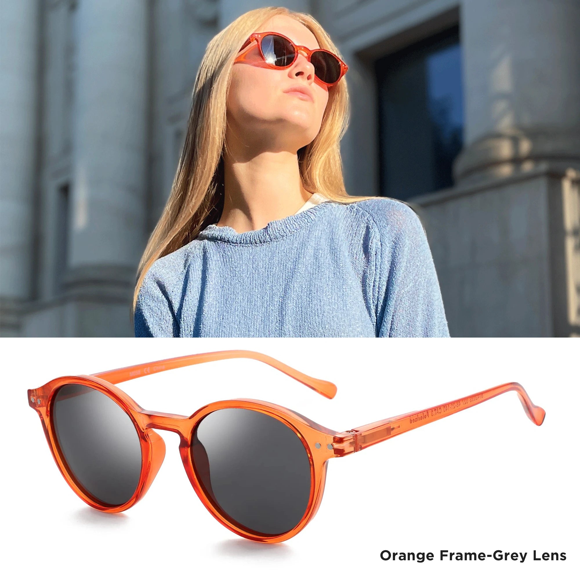 Kính Mát ZENOTTIC Retro Tròn Unisex Chống UV400