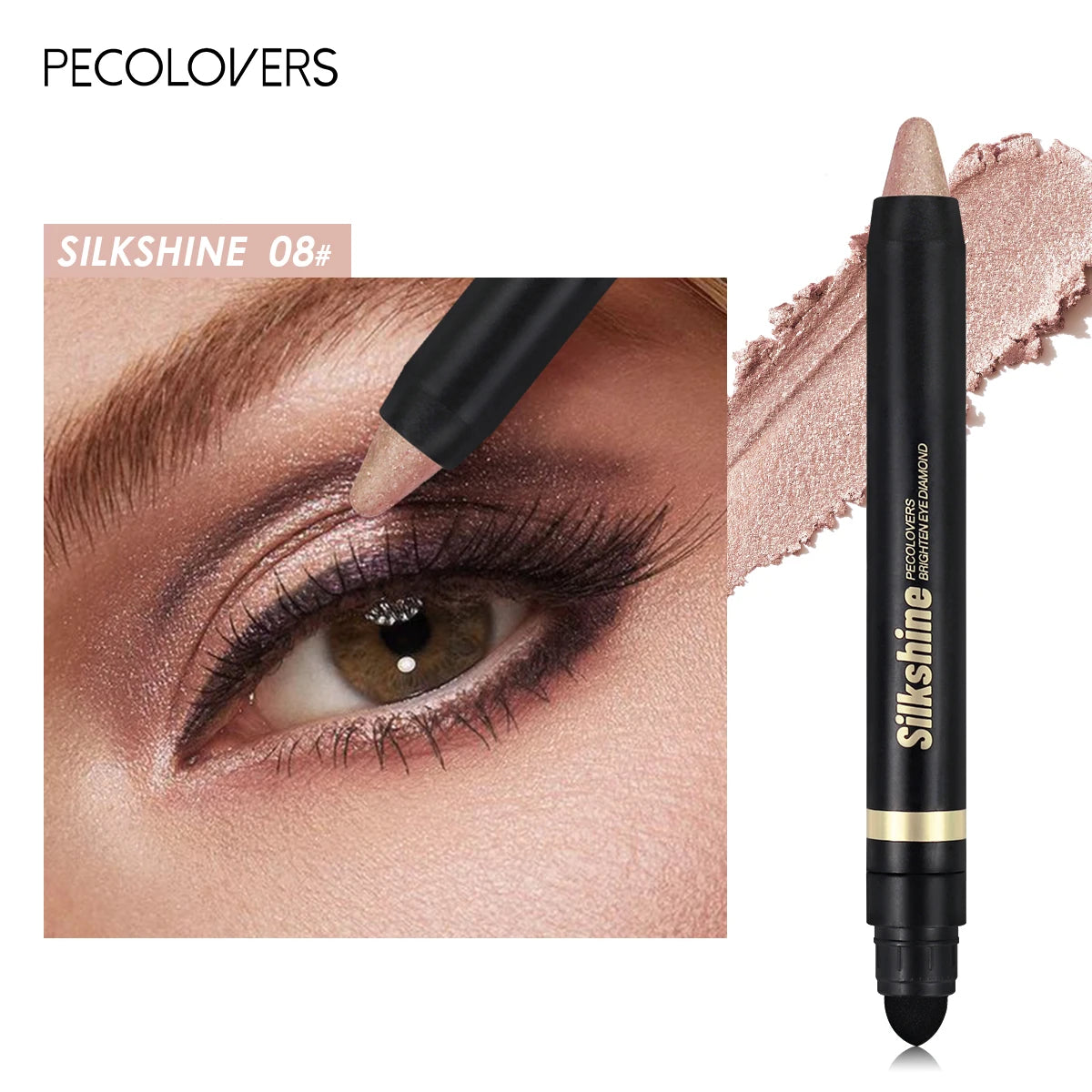 Waterproof Long Lasting Matte Glitter Eyeshadow Pen