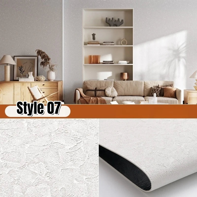 Giấy Dán Tường 3D Vân Đá Travertine Dẻo Tự Dính - Daisan Mart