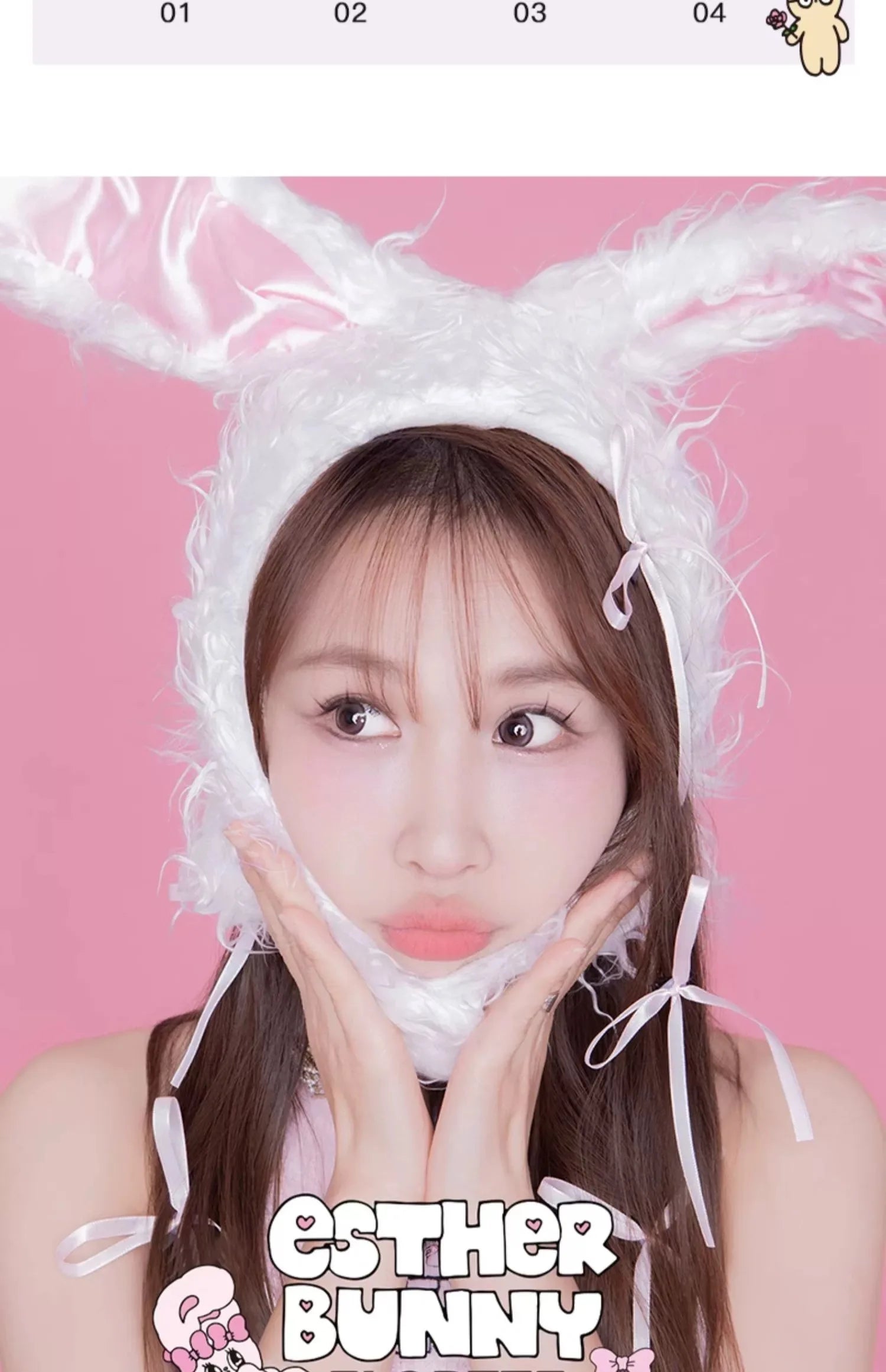 FLORTTE BUNNY Kem Nhuộm Chân Mày Lâu Trôi Tự Nhiên - Daisan Mart