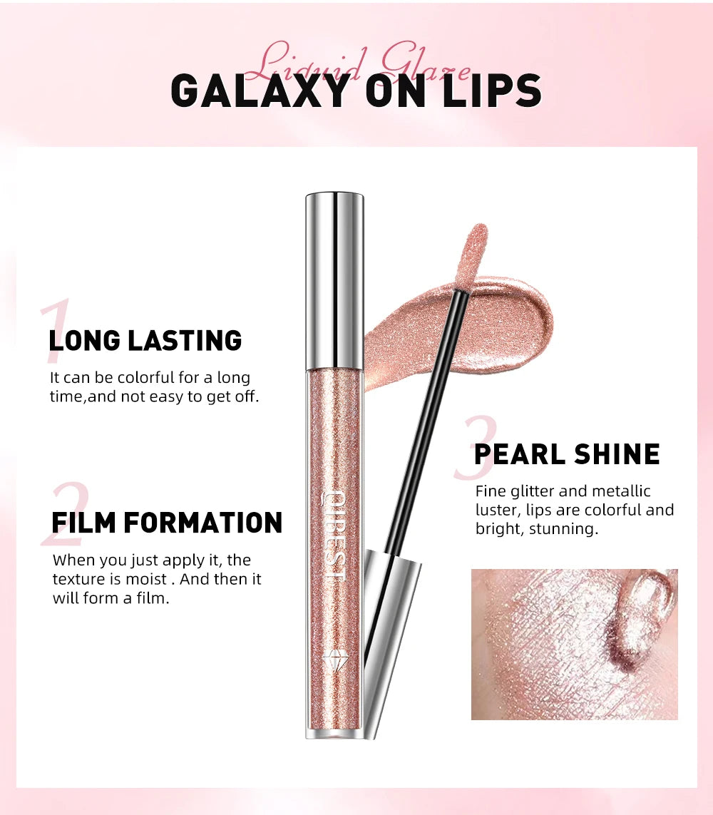 Son Kim Tuyến QIBEST Lâu Trôi Lấp Lánh Chống Nước - Daisan Mart
